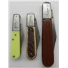 Image 1 : 3 VINTAGE BARLOW POCKET KNIVES.