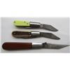 Image 2 : 3 VINTAGE BARLOW POCKET KNIVES.