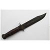 Image 3 : USMC KA-BAR WITH LEATHER SHEATH.