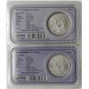 Image 2 : 2000 & 2001 AMERICAN SILVER EAGLES
