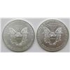 Image 2 : 2011 & 2013 AMERICAN SILVER EAGLES