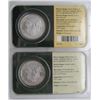 Image 2 : 2002 & 2004 AMERICAN SILVER EAGLES