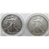 Image 1 : 2008 NO COA & 2012 AMERICAN SILVER EAGLES
