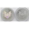 Image 2 : 2 - ENHANCED AMERICAN SILVER EAGLES