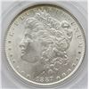 Image 2 : 1887 MORGAN SILVER DOLLAR PCGS MS65