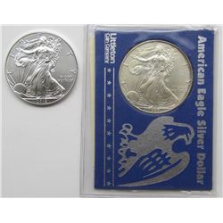 1997 & 2012 .999 SILVER ONE OUNCE EAGLE