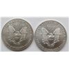 Image 2 : 2004 & 2002 .999 SILVER ONE OUNCE EAGLE