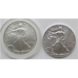 2003 & 2012 .999 SILVER ONE OUNCE EAGLE