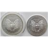 Image 2 : 2003 & 2012 .999 SILVER ONE OUNCE EAGLE