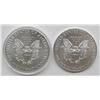 Image 2 : 2012 & 2018 .999 SILVER ONE OUNCE EAGLE