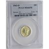 Image 1 : 1943-D Mercury Dime PCGS MS66FB 10C