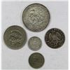 Image 2 : 5-MEXICO SILVER COINS: