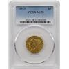 1913 $5 GOLD INDIAN HEAD PCGS AU58
