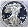 Image 2 : 2000-P AMERICAN SILVER EAGLE, PCGS PR-69 DCAM