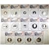 Image 1 : 2013-S 14-COIN SILVER PROOF SET  ANACS PR-70 DECAM