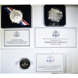 3 COMMEM COINS:  2006  SILVER DOLLAR FRANKLIN