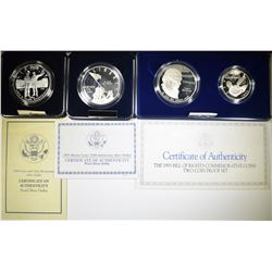 LOT OF COMMEM COINS:  1993 BILL OF RIGHTS SILVER