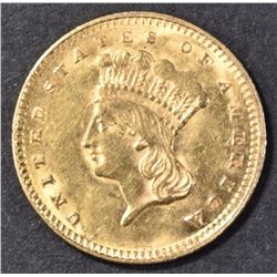 1857 GOLD DOLLAR CH BU
