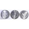 Image 2 : (3) MORGANS: 1881-S, 1882-O, 1887 CH BU