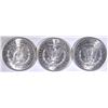 Image 2 : (3) 1882-S MORGAN DOLLARS FLASHY!