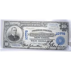 1902 PB $10 NATIONAL CURRENCY