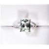Image 1 : CHECKERBOARD EMERALD CUT GREEN AMETHYST AND