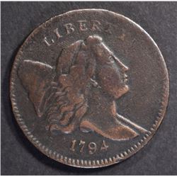 1794 LIBERTY HALF CENT  SHARP XF