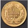 Image 2 : 1858 GOLD $1 INDIAN PRINCESS HEAD CH BU