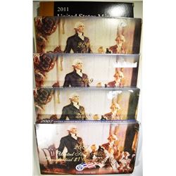 2007-2011 US PRESIDENTIAL PROOF SETS