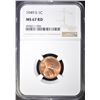 Image 1 : 1949-S LINCOLN CENT NGC MS-67 RD