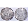 Image 2 : 1896 & 97 CH BU MORGAN DOLLARS NICE!