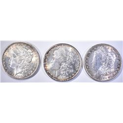 1900, 1900-O & 1901-O CH BU MORGAN DOLLARS