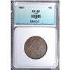 Image 1 : 1801 LARGE CENT, EMGC XF NICE- 1/000