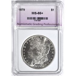 1879 MORGAN DOLLAR, NGP GEM BU+