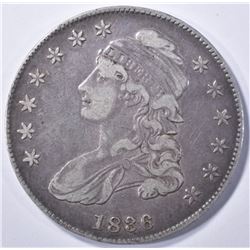 1836 BUST HALF DOLLAR, VF/XF