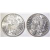 Image 1 : 1884-O & 1896 MORGAN DOLLARS  CH BU