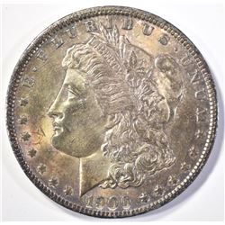 1900-O MORGAN DOLLAR  CH BU  COLOR