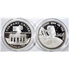 Image 2 : 2 COOK ISLANDS ONE OUNCE .999 SILVER COINS