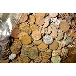 2500-MIXED DATE CIRC LINCOLN WHEAT CENTS