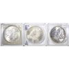 Image 1 : 3 MORGAN DOLLARS CH BU