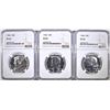 Image 1 : 3-1964 KENNEDY HALF DOLLARS, NGC PF-67