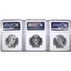 Image 2 : 3-1964 KENNEDY HALF DOLLARS, NGC PF-67