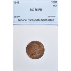 1865 INDIAN HEAD CENT  NNC GEM BU