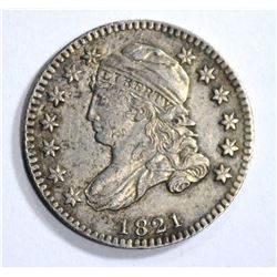 1821 CAPPED BUST DIME, AU