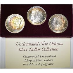 NEW ORLEANS MINT MORGAN DOLLAR SET IN CASE