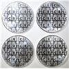 Image 2 : 4-OPM ONE OUNCE .999 SILVER ROUNDS