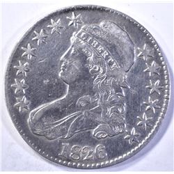 1826 CAPPED BUST HALF DOLLAR  XF   CLEANED