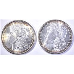 1898-O & 99-O CH BU MORGAN DOLLARS, BETTER DATES