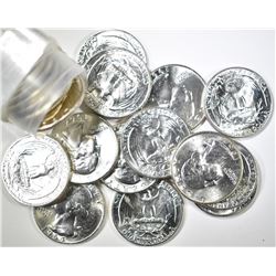 GEM BU ROLL OF 1964-D WASHINGTON QUARTERS