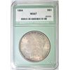 Image 1 : 1884  MORGAN DOLLAR, NTC SUPERB GEM BU+